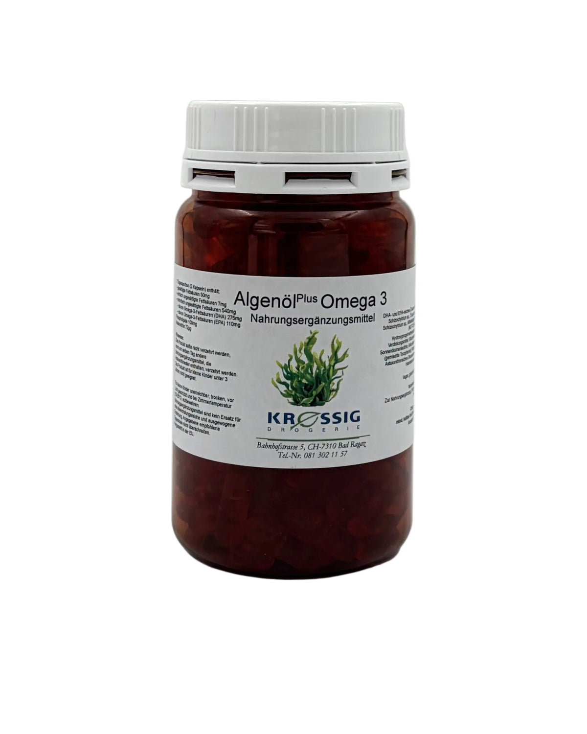 KRESSIG Algenöl Plus Omega-3 Kapseln 250 Stk.