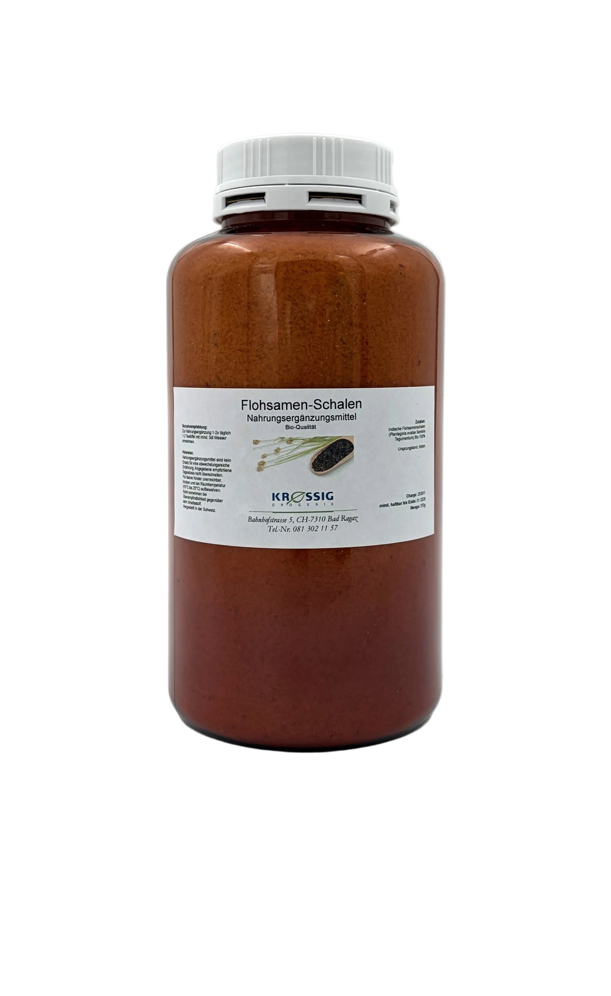 KRESSIG Flohsamen-Schalen Pulver 370g
