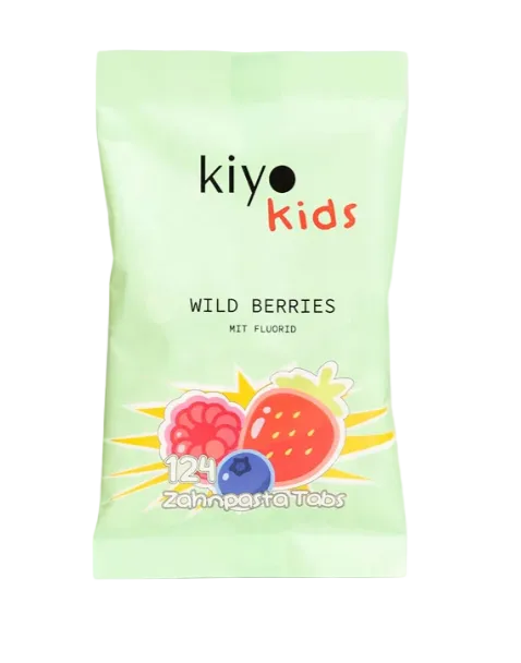 KIYO Refill Kids Zahnpasta mit Fluorid Wild Berr