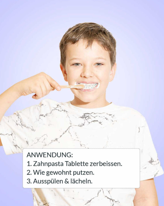 KIYO Kids Zahnpasta ohneFluorid 124 Tabs Wild Berr