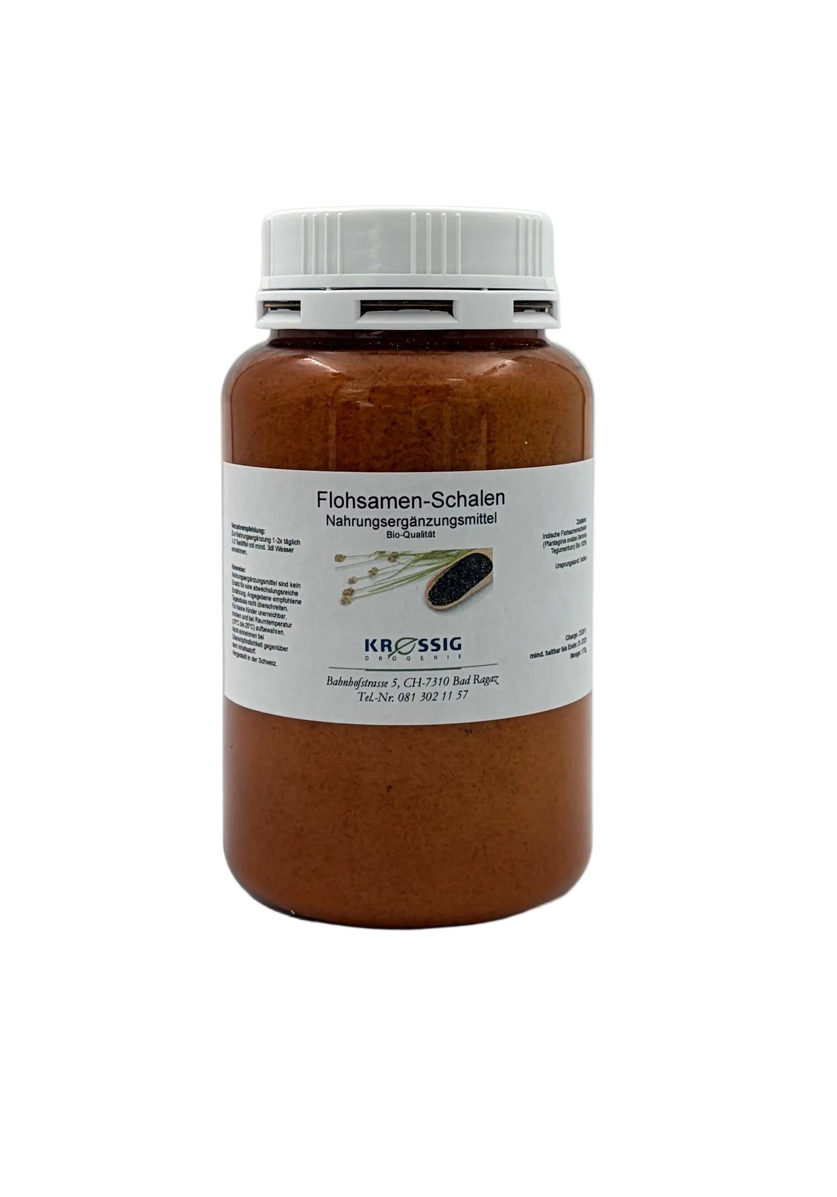KRESSIG Flohsamen-Schalen Pulver 170g